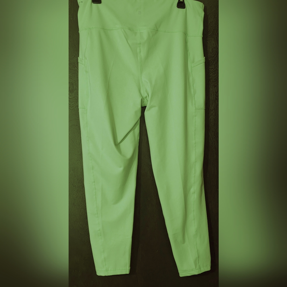 Ideology Women's Size XL GREEN Side Pockets Leggings - Picture 3 of 9